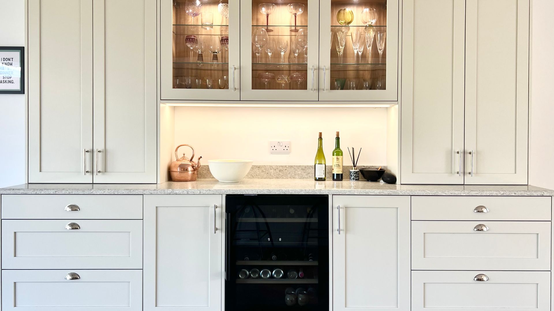 Bumblebee Kitchens 1. A photo of a completed Bumblebee designed kitchen.